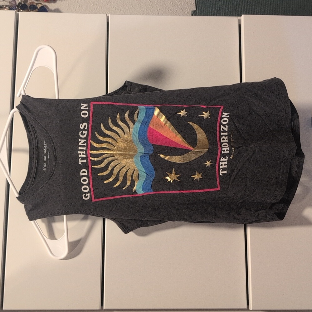 Spiritual Gangster Charcoal Tank Top